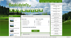 Desktop Screenshot of beskidyinfo.pl